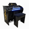 O Órgão Organista Diamante Preto Brilho foi desenvolvido para músicos que buscam qualidade sonora, praticidade e recursos modernos em um design robusto e elegante. Com dois teclados de 44 notas cada, pedaleira de 13 notas e 84 timbres (incluindo 31 sons exclusivos de órgão), o Órgão Organista Diamante Preto Brilho é ideal para igrejas, músicos em treinamento e profissionais versáteis que precisam de um instrumento confiável e completo.