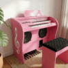 Órgão Eletrônico Organista Diamante Rosa 4 Órgão Eletrônico Organista Diamante Rosa