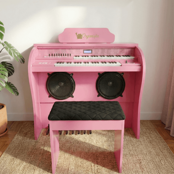 Órgão Eletrônico Organista Diamante Rosa