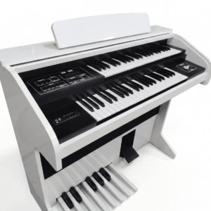 Órgão Digital Acordes Dream branco - vista frontal - Rosângela Órgãos CCB