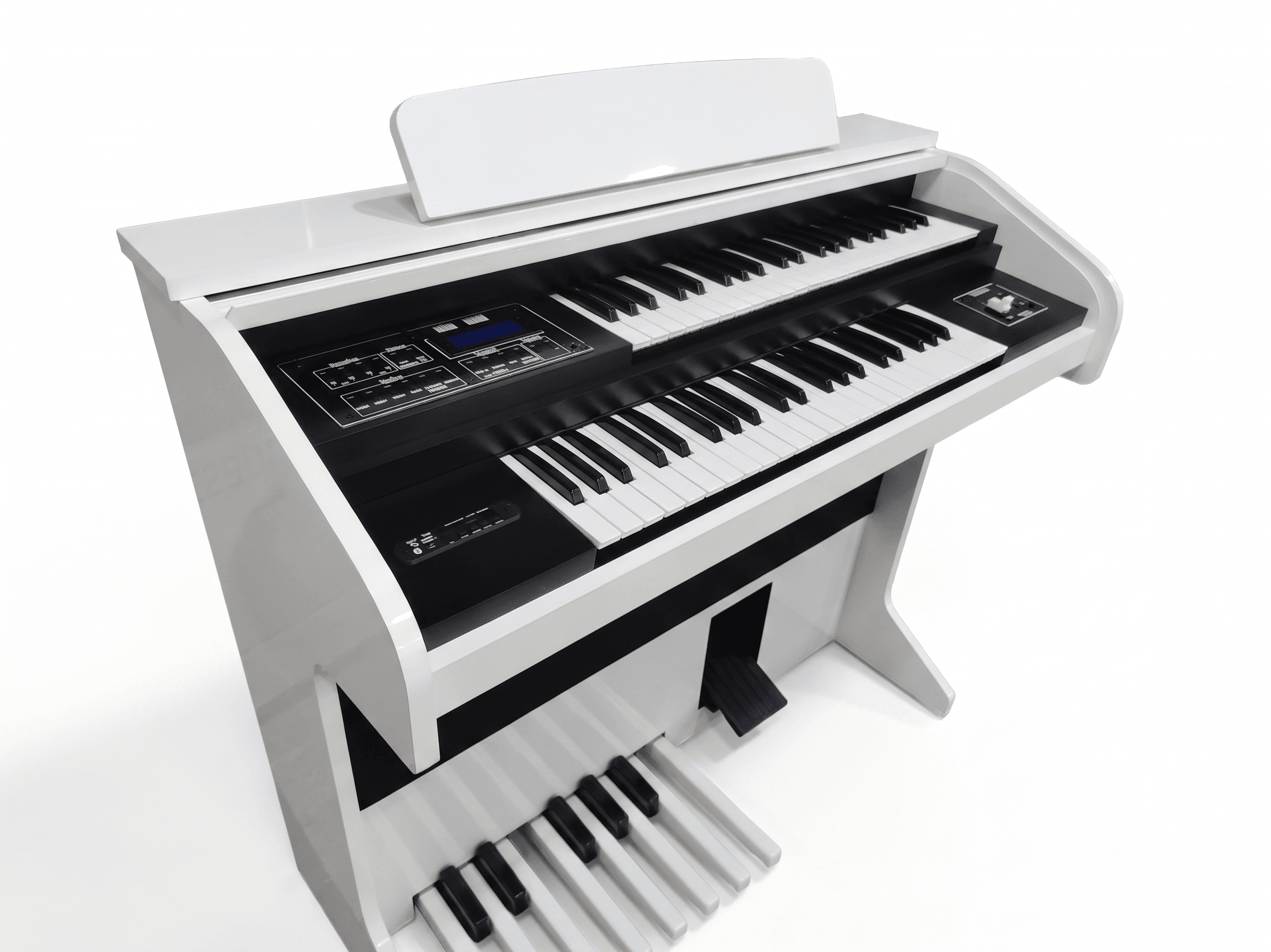 Órgão Digital Acordes Dream branco - vista frontal - Rosângela Órgãos CCB