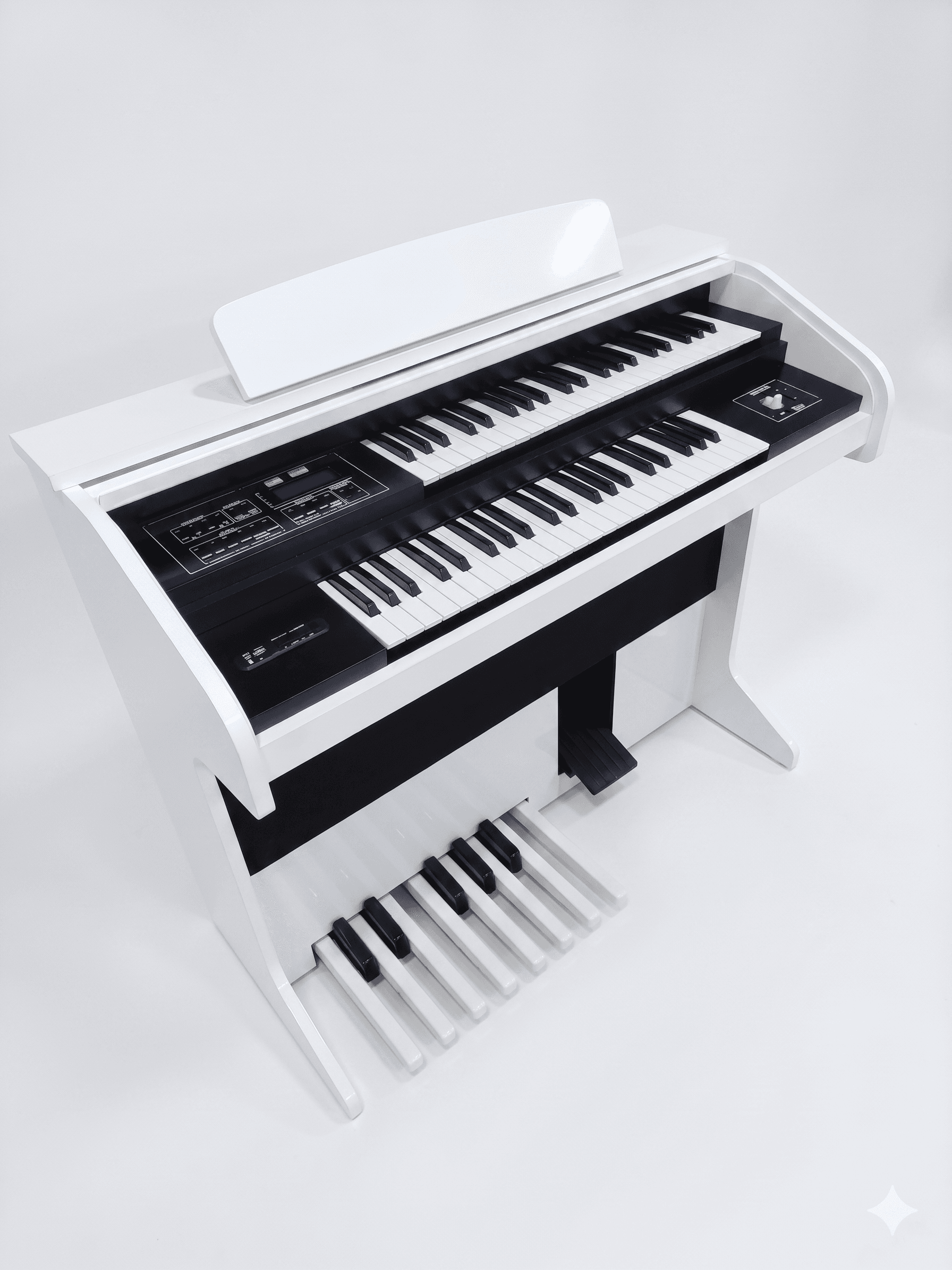 Início 24 Órgão Digital Acordes Dream branco - vista frontal - Rosângela Órgãos CCB