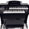 Órgão Acordes Classic Preto Alto Brilho 2 Órgão Eletrônico Digital Acordes Classic Preto Alto Brilho - painel de controle com drawbars e display LCD