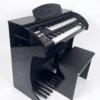 Órgão Acordes Classic Preto Alto Brilho 3 Órgão Eletrônico Digital Acordes Classic Preto Alto Brilho - detalhe do acabamento MDF alto brilho