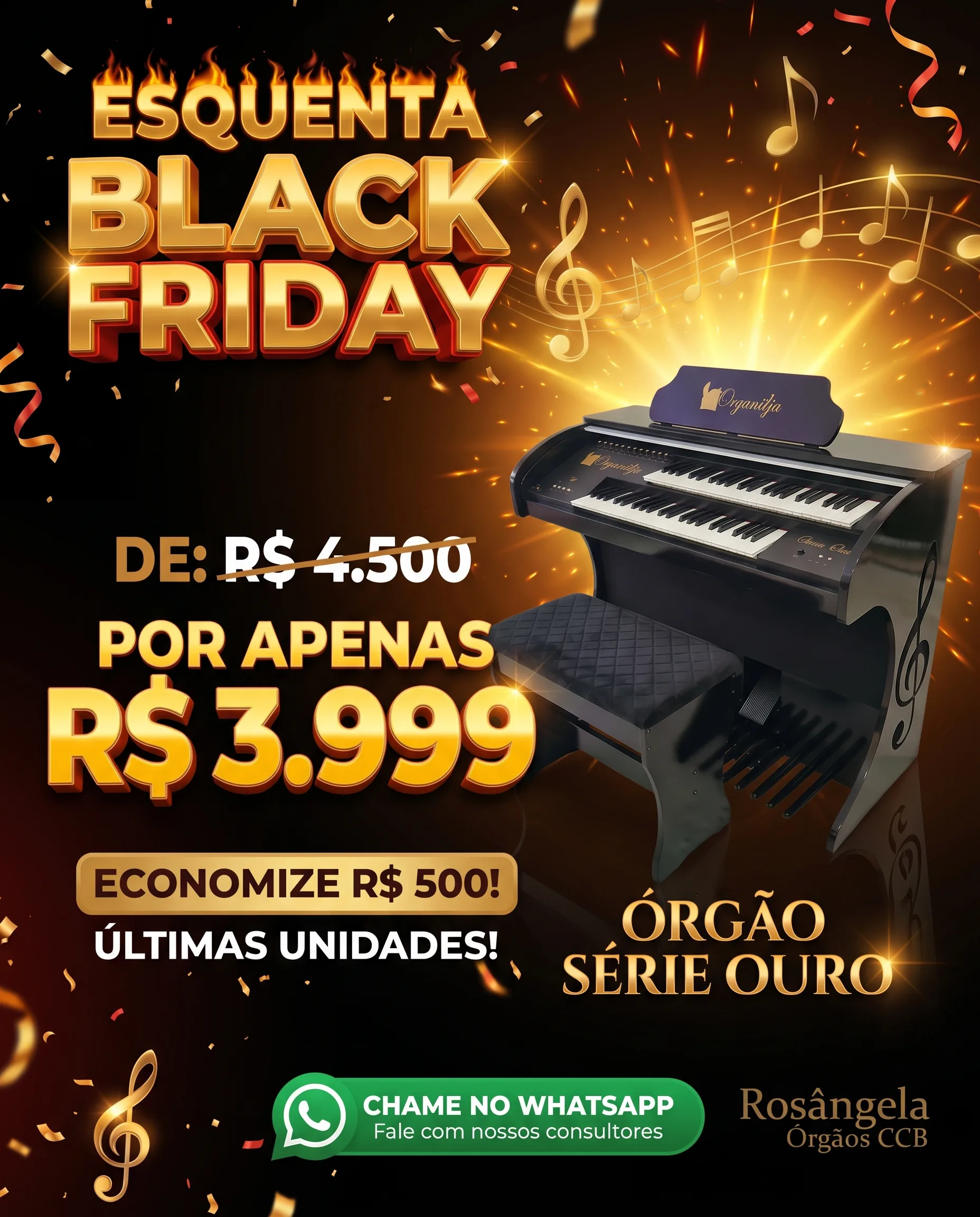 Início 1 Promoção Órgão Eletrônico Série Ouro